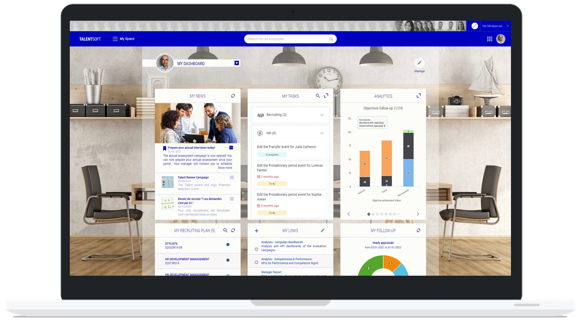 screenshot of Cegid Talentsoft